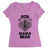 god mama bear Women's Triblend Scoop T-shirt
