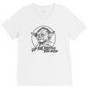 yoda funny slogan retro movie V-Neck Tee