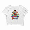 paw patrol birthday boy sister Crop Top