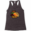 this girl likes tacos Racerback Tank