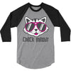 CHECK MEOWT CAT 3/4 Sleeve Shirt