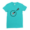 archery target Ladies Fitted T-Shirt