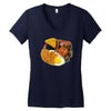 funny full english breakfast, ideal gift or birthday present Women's V-Neck T-Shirt