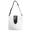 dropping f bomb Adjustable Strap Totes