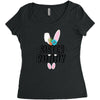 sister bunny Women's Triblend Scoop T-shirt