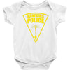 hawkins police department Baby Bodysuit