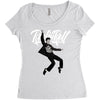 Elvis Presley Rock N Roll Women's Triblend Scoop T-shirt