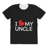 I Love My Uncle All Over Women's T-shirt