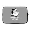 santa claus where my house at Laptop sleeve