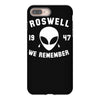 roswell 1947 we remember alien iPhone 8 Plus