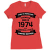 Premium Vintage 1974 Ladies Fitted T-Shirt