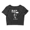 black flag Crop Top