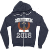 class of 2018 Zipper Hoodie