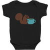 coffe squirrel Baby Bodysuit