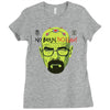 no brain no gain Ladies Fitted T-Shirt