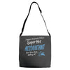 i never dreamed i'd be a super hot accountant but here iam, killing it Adjustable Strap Totes