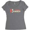 womens march on washington 2017 Women's Triblend Scoop T-shirt