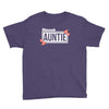blessed aunitie with flower white color Youth Tee