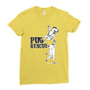pug rescue Ladies Fitted T-Shirt