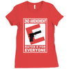 second amendment rated e for everyone Ladies Fitted T-Shirt