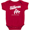 beer pong champion Baby Bodysuit