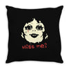 annabelle warrens miss me Throw Pillow