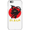 love ninja monkey banana iPhone 6/6s Case
