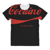 enjoy cocaine funny gray All Over Women's T-shirt