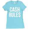 ca$h rule$ Ladies Fitted T-Shirt