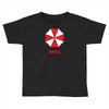 resident evil logo umbrella corporation zombie videogames Toddler T-shirt