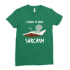 i speak fluent sarcazm Ladies Fitted T-Shirt