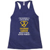 I'm Raising A Child With Childhood Cancer What's Your Super Power Racerback Tank