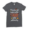 my favorite season is the fall of the patriarchy Ladies Fitted T-Shirt