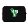 christmas head elf Laptop sleeve