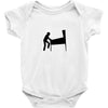 funny caution pinball wiz square Baby Bodysuit