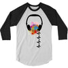 headphone 3/4 Sleeve Shirt