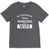 my favourite disney princess is my wife V-Neck Tee
