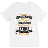 Super Cool Grandson Of A Freaking Awesome Father V-Neck Tee