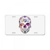 Colorful Skull License Plate