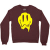 melting acid smiley face Crewneck Sweatshirt