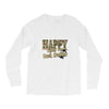 happy when duck hunting Long Sleeve Shirts