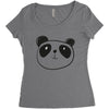 Panda Women's Triblend Scoop T-shirt
