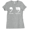 apostrophe catastrophe Ladies Fitted T-Shirt