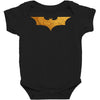 Batman Gold Logo Baby Bodysuit