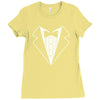 tuxedo fancy dress funny Ladies Fitted T-Shirt