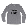 i am not a duck Long Sleeve Shirts