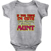 i'm cute see my ount Baby Onesie