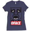 o face Ladies Fitted T-Shirt