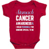 stomach cancer awaneress i wear periwinkle for someone special to me Baby Bodysuit