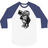 dance robot music old 3/4 Sleeve Shirt